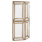 Amara Antique Brass & Glass Wall Light by Richmond Interiors