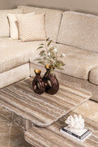 Dulce Denizly Grey marble Coffee Table (Set of 2) by Richmond Interiors