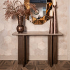 Colson Brown & Ceramic Top Console Table by Richmond Interiors