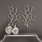 Silver Branches Wall Art - Set of 2 by Uttermost