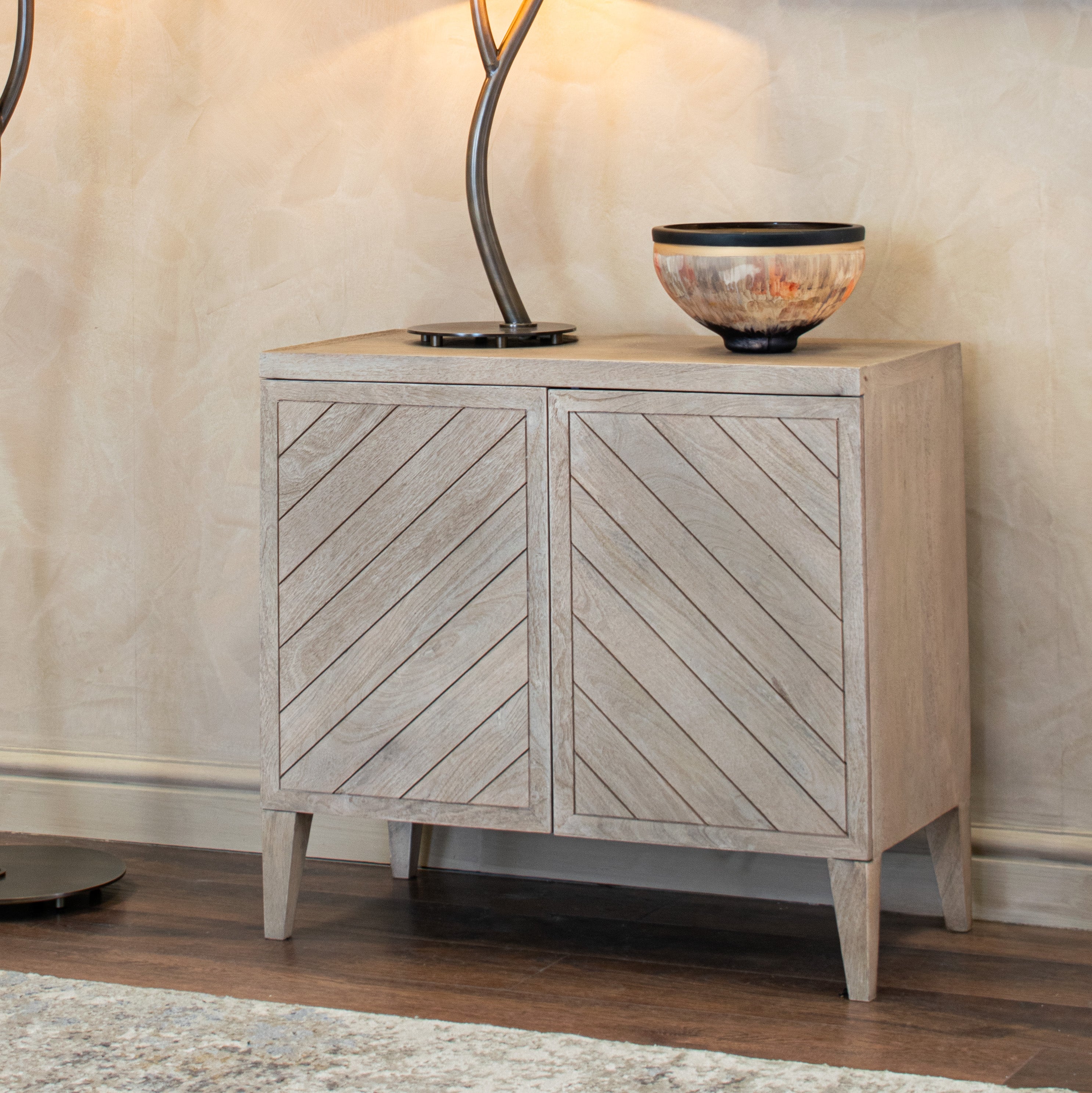 Croft Natural Stonewash Wood Sideboard by RV Astley
