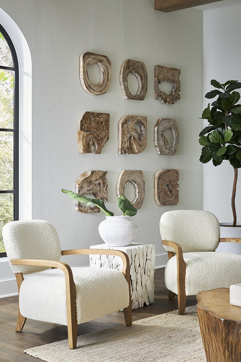 Bahati Wood Wall Art - Set of 9 by Uttermost