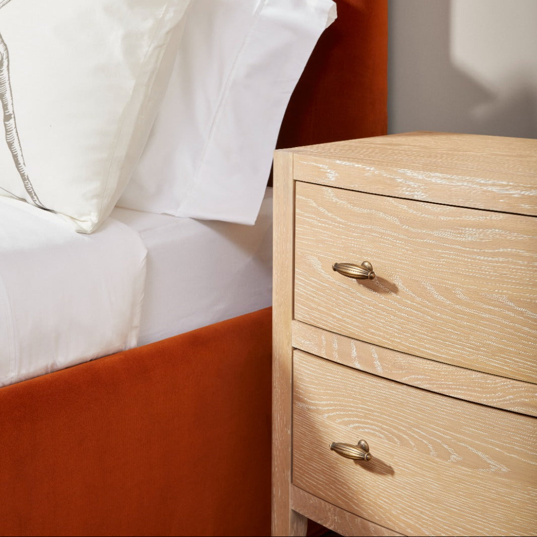 Timeless Two Drawer Bedside Table by Hooker