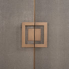 Bloomville Brass & Faux Shagreen 4 Door Sideboard - Large by Richmond Interiors