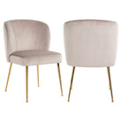 Dining chair Cannon khaki velvet by Richmond Interiors