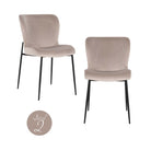 Darby Khaki Black Dining Chair (Set of 2) by Richmond Interiors