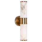 Charlize Gold Wall Light with Faux Marble Shade by Richmond Interiors