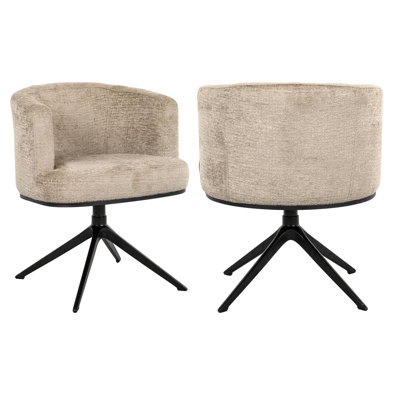 Cheynne Desert Fusion Swivel Dining Chair by Richmond Interiors