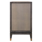 Bloomville Brass & Faux Shagreen 2 Door Sideboard - Small by Richmond Interiors