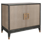 Bloomville Brass & Faux Shagreen 2 Door Sideboard - Small by Richmond Interiors