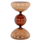 Elba Small Brown Glass Hourglass by Richmond Interiors