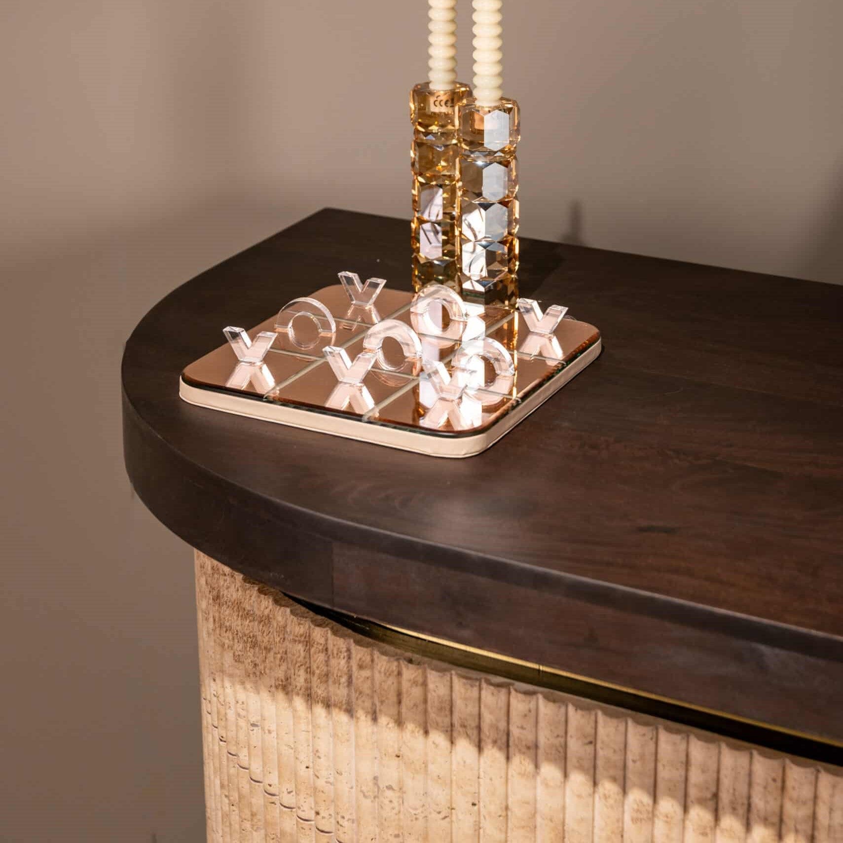 Martini Beige Travertine Bar by Richmond Interiors