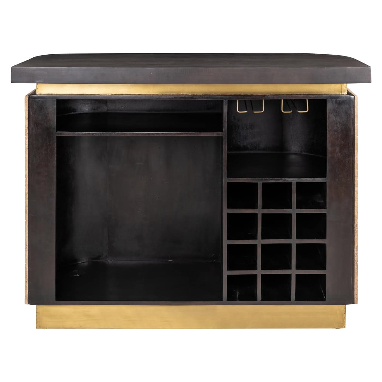 Martini Beige Travertine Bar by Richmond Interiors