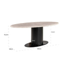 Brodman White Dining Table 200cm by Richmond Interiors
