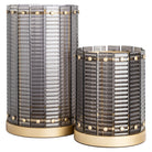 Hurricane light Daylin smoke small by Richmond Interiors