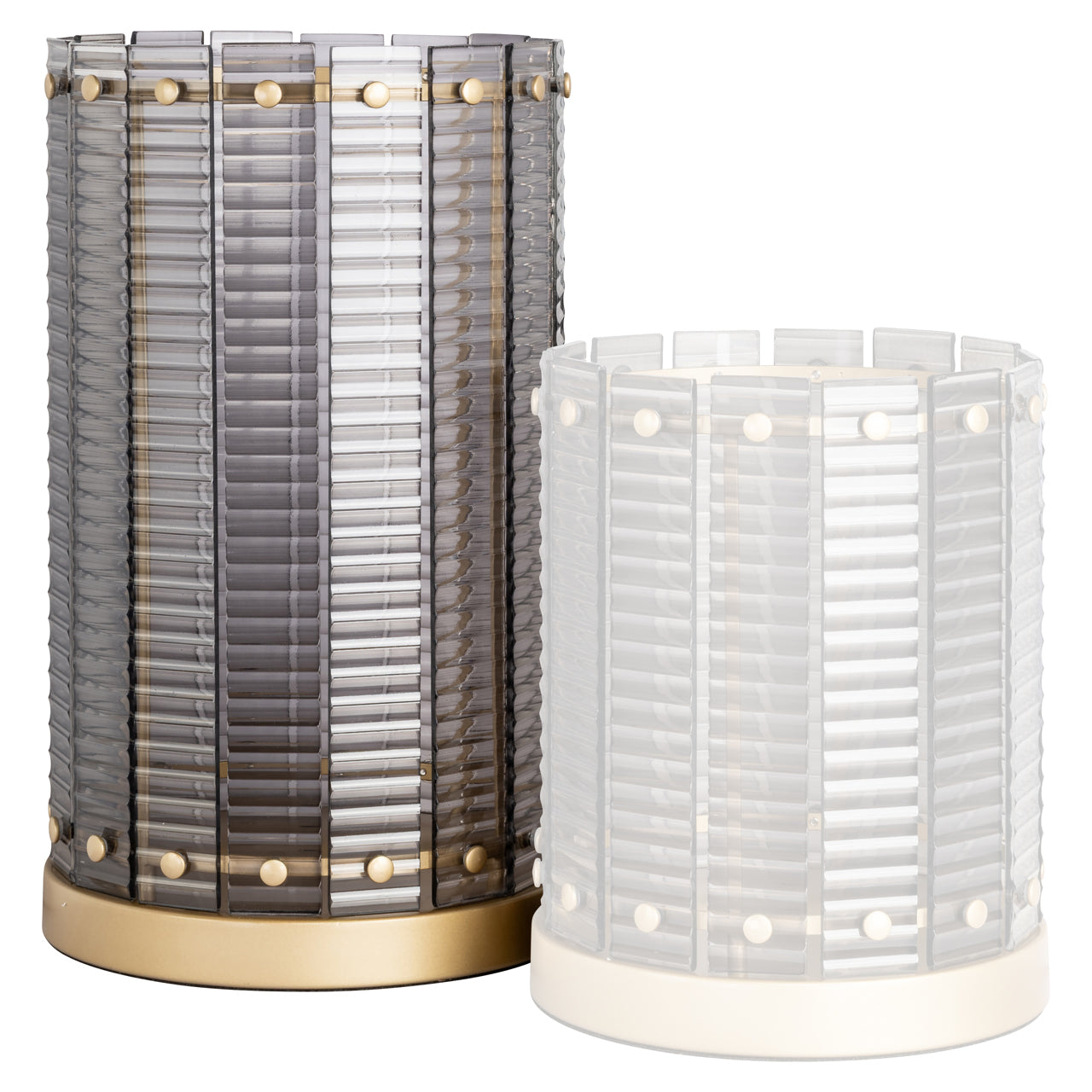 Hurricane light Daylin smoke large by Richmond Interiors