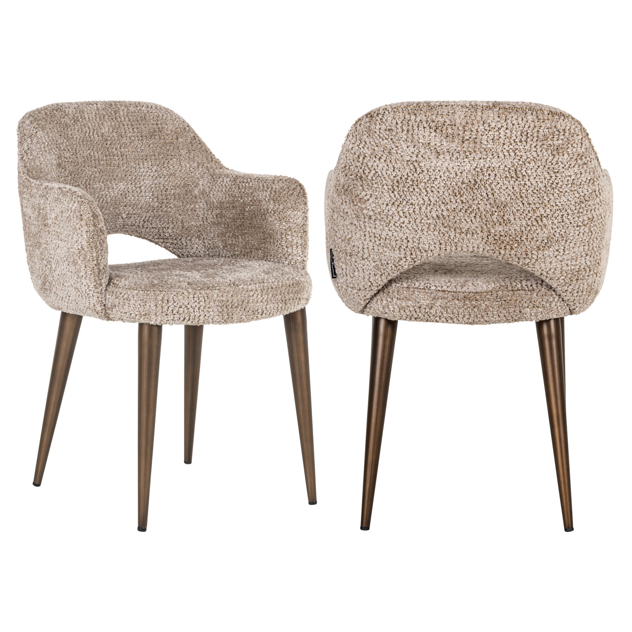 Dining chair Delphina lovely nature fire retardant by Richmond Interiors