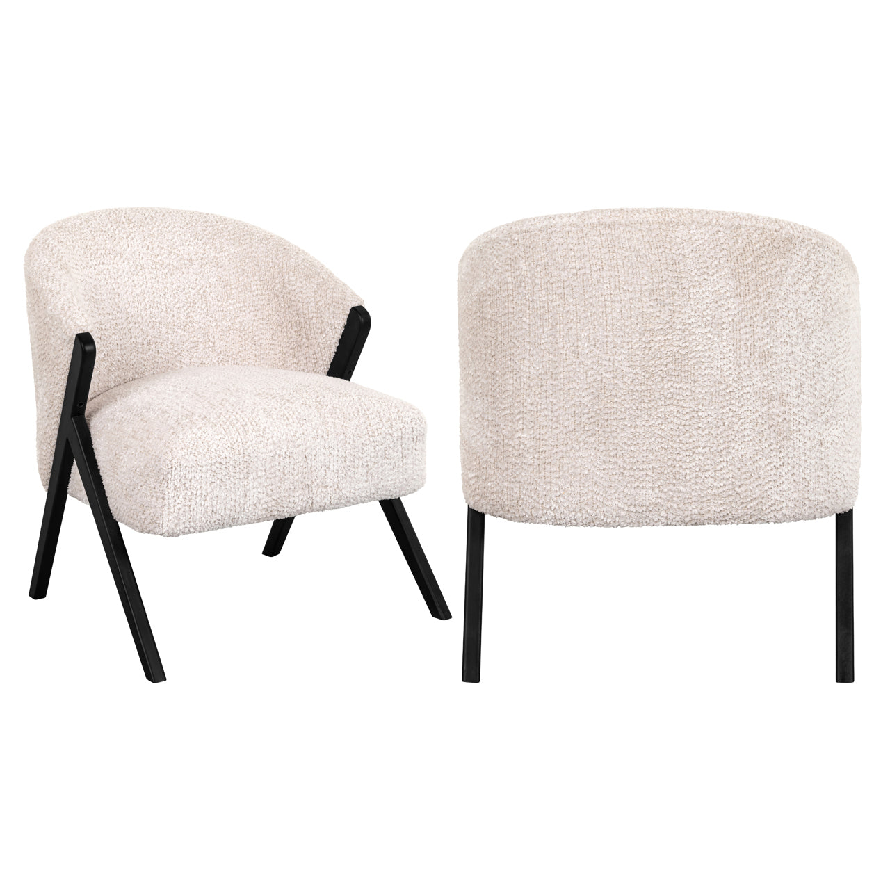 Lounge chair Mia customized fire retardant by Richmond Interiors