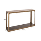 Claridge Beige Ceramic Top Console Table by Richmond Interiors