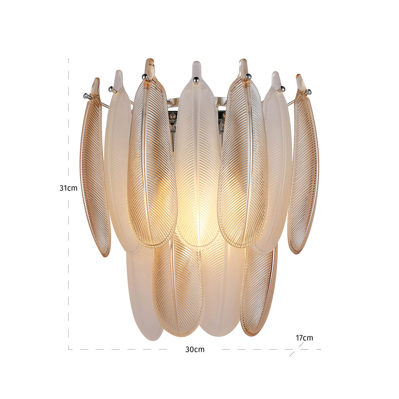 Chloe Antique Brass Wall Light by Richmond Interiors