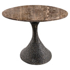 Russo Ash Brown & Travertine Oval Dining Table - 235cm by Richmond Interiors