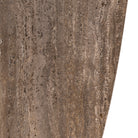 Russo Ash Brown & Travertine Oval Dining Table - 235cm by Richmond Interiors