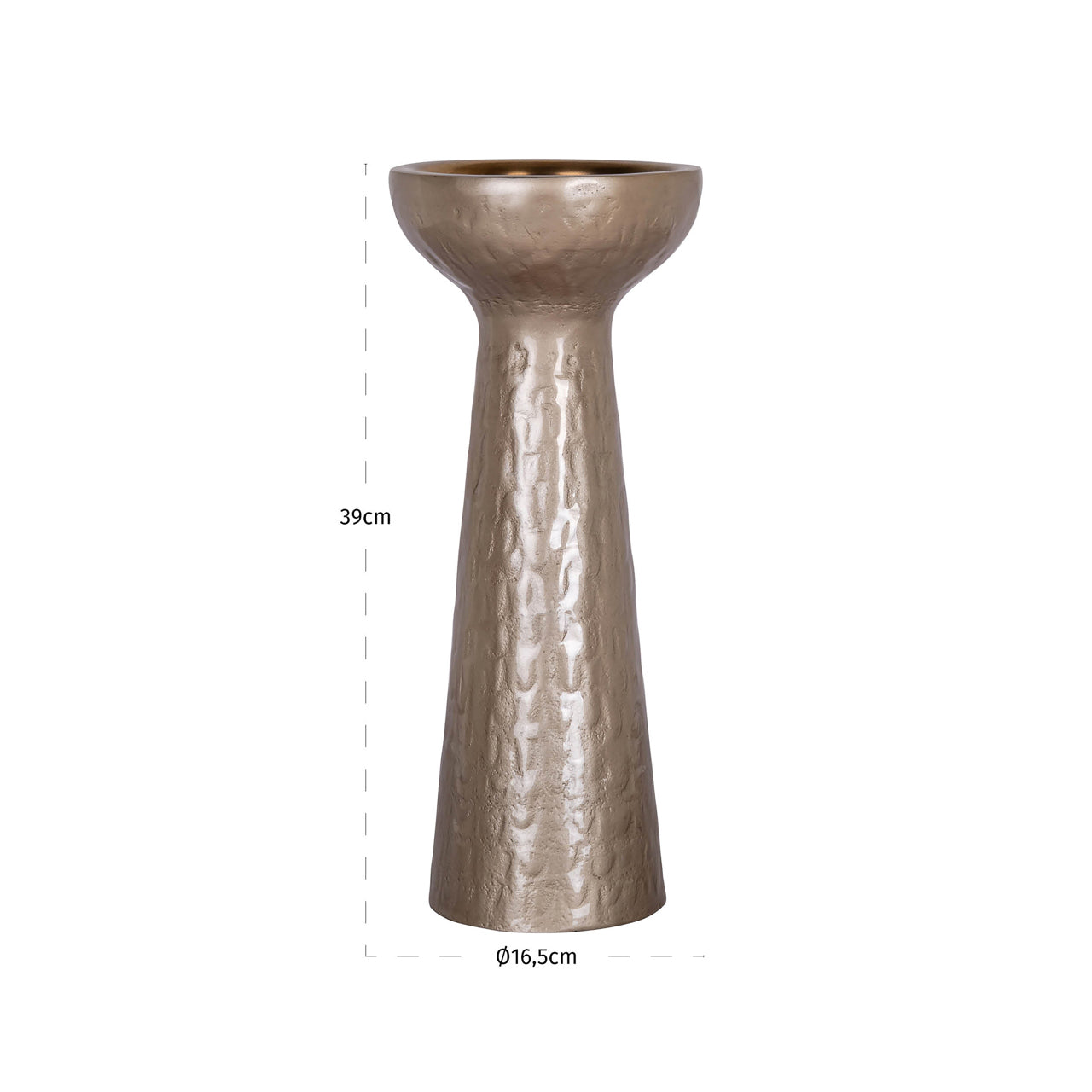 Candle holder Juana beige small by Richmond Interiors