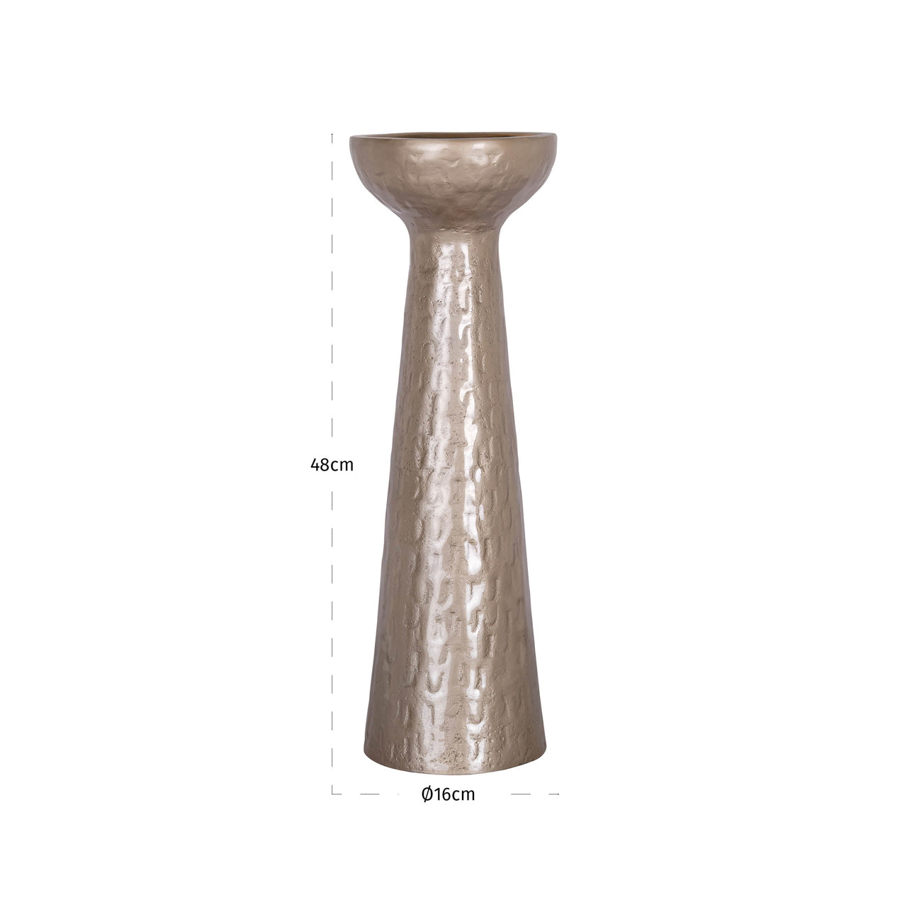 Candle holder Juana beige large by Richmond Interiors