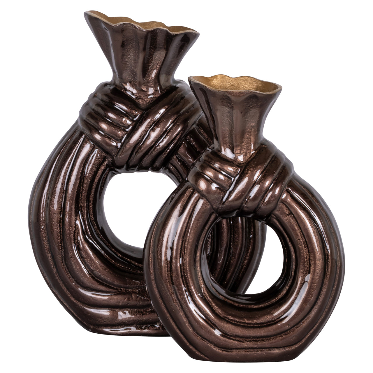 Vase Suen dark brown small by Richmond Interiors