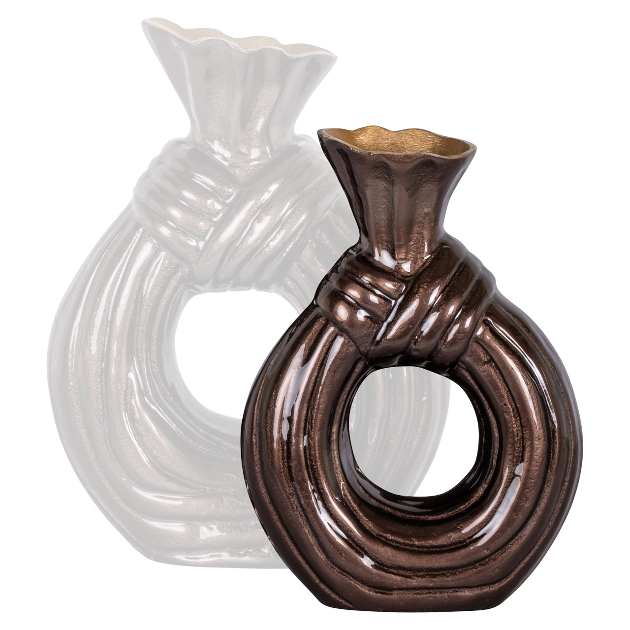 Vase Suen dark brown small by Richmond Interiors