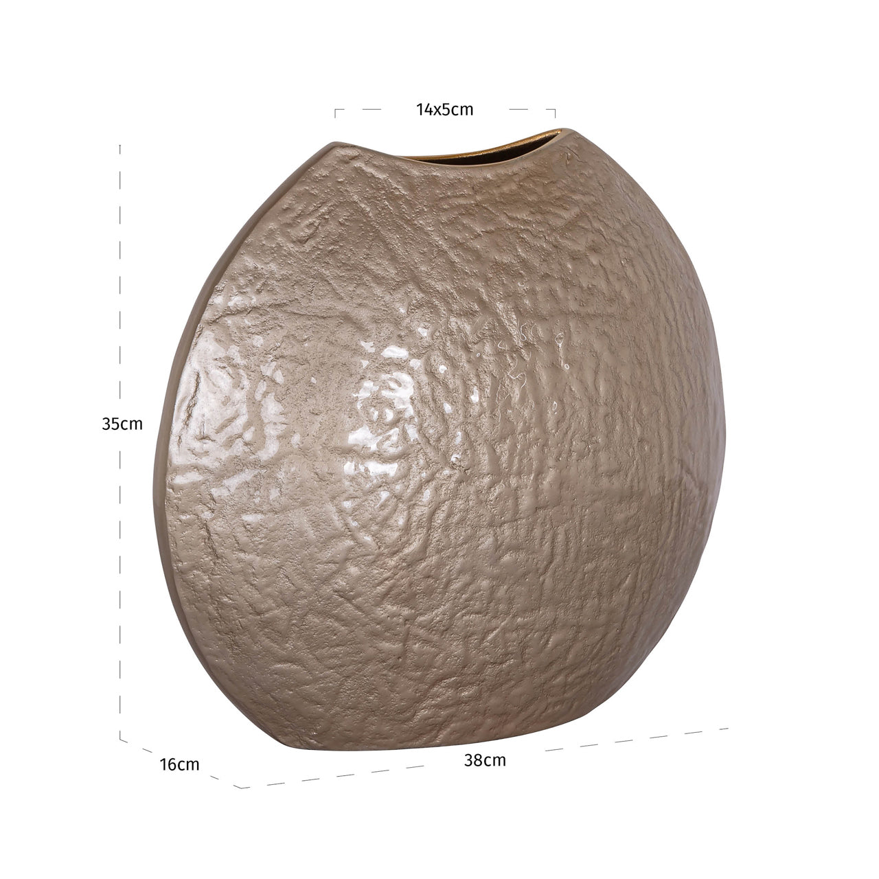 Vase Jaya beige by Richmond Interiors