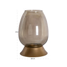 Aubine Gold Hurricane light - Small by Richmond Interiors