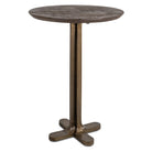 Revelin Dark Brown Bar Table - 80cm by Richmond Interiors