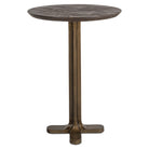 Revelin Dark Brown Bar Table - 80cm by Richmond Interiors