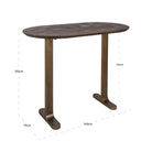 Revelin Dark Brown Bar Table - 140cm Richmond Interiors