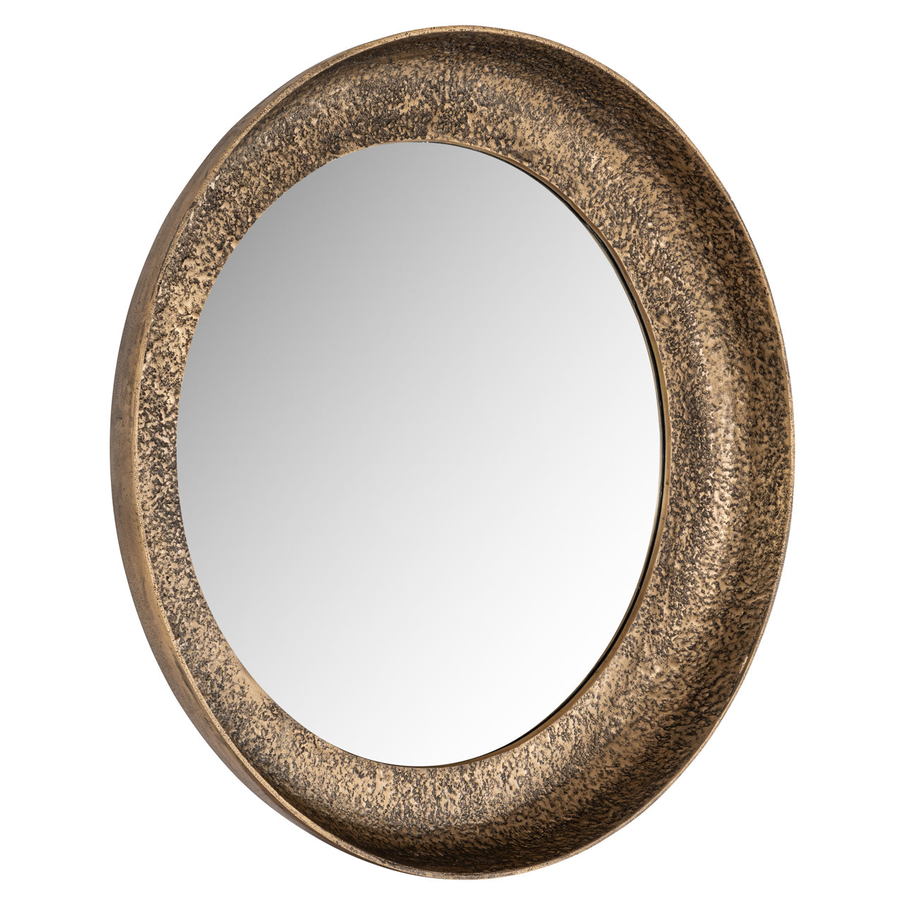 Laraya Gold Round Wall Mirro by Richmond Interiors