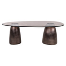 Coffee table Hayden bronze oval by Richmond Interiors