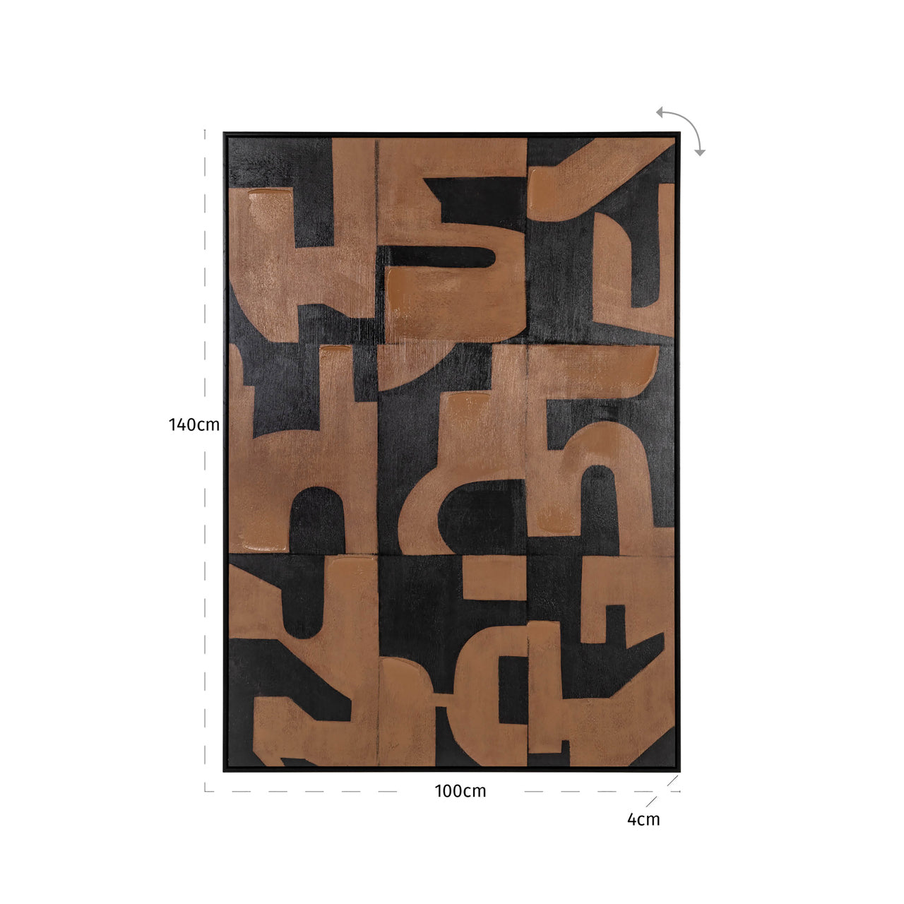 Cascade Brown Wall Art by Richmond Interiors