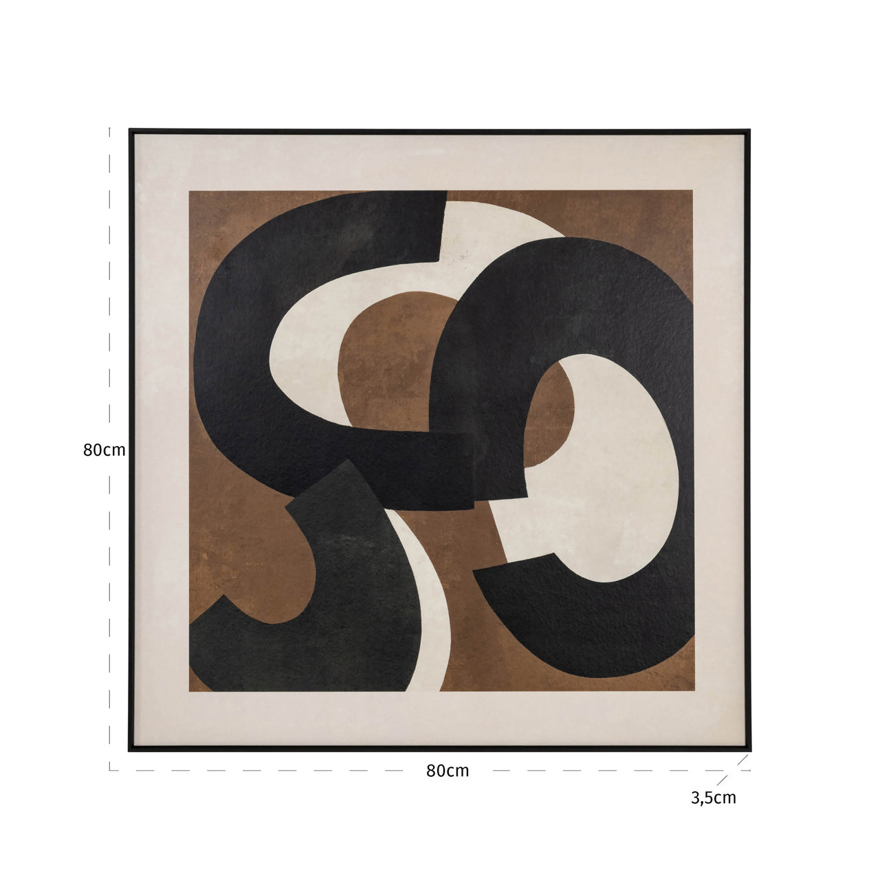 Euphoria Brown Wall Art - Right by Richmond Interiors