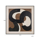 Euphoria Brown Wall Art - Right by Richmond Interiors