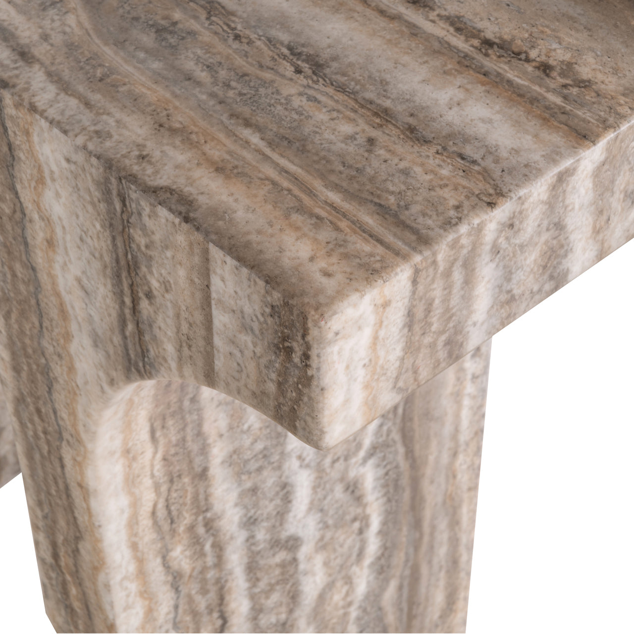 Dulce Grey Marble Arched Console Table by Richmond Interiors