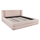 Bed Obidis natural linear 180x210 (mattress size) with storage by Richmond Interiors