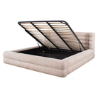 Bed Obidis natural linear 180x210 (mattress size) with storage by Richmond Interiors
