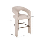 Counter stool Belle biscotti by Richmond Interiors