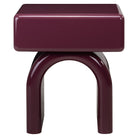 Nightstand Bennet burgundy 1-drawer by Richmond Interiors