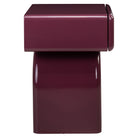 Nightstand Bennet burgundy 1-drawer by Richmond Interiors