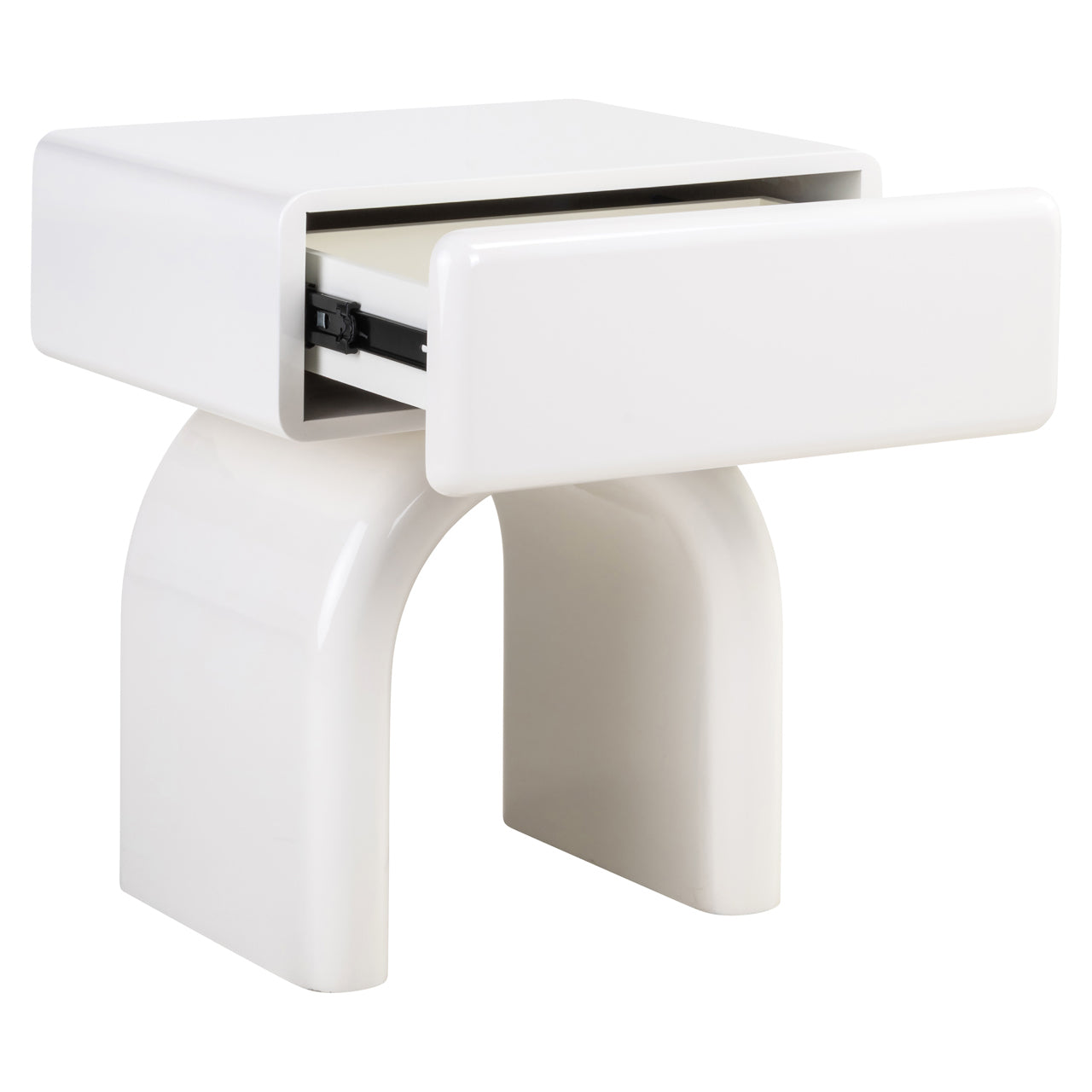 Nightstand Bennet coconut milk 1-drawer by Richmond Interiors