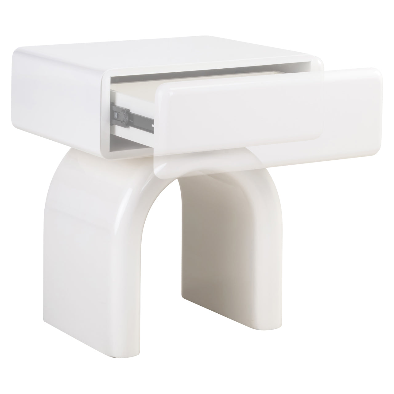 Nightstand Bennet coconut milk 1-drawer by Richmond Interiors