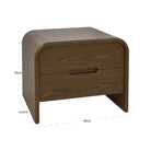 Nightstand Bedford brown 2-drawers by Richmond Interiors