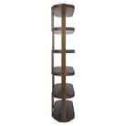 Ellington Brown Oak Veneer Display Cabinet by Richmond Interiors